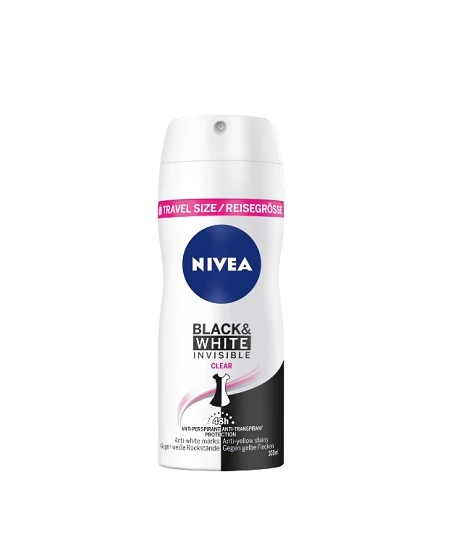NIVEA ANTIPERSPIRANT DEO 100ML INVISIBLE BW CLEAR 